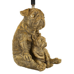 LAMPE DE TABLE CHIEN CM Ø 26X43,8