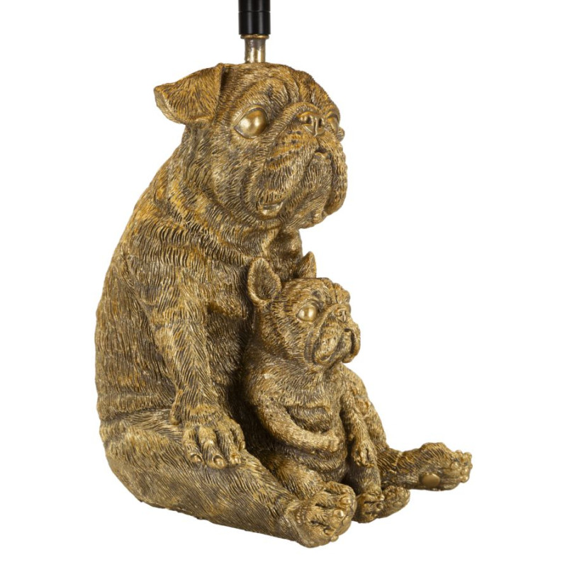 LAMPE DE TABLE CHIEN CM Ø 26X43,8