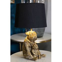 LAMPE DE TABLE CHIEN CM Ø 26X43,8