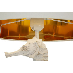 LAMPE DE TABLE HIPPOCAMPE CM Ø 30,5X66,5