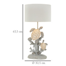 LAMPE DE TABLE TORTUE CM Ø 30,5X63,5