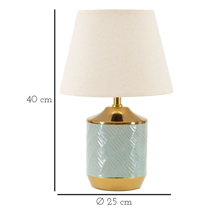 LAMPE DE TABLE CAPE TOWN CM Ø 25X40