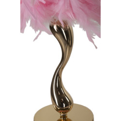 LAMPE DE TABLE CART ROSE CM Ø 25X47
