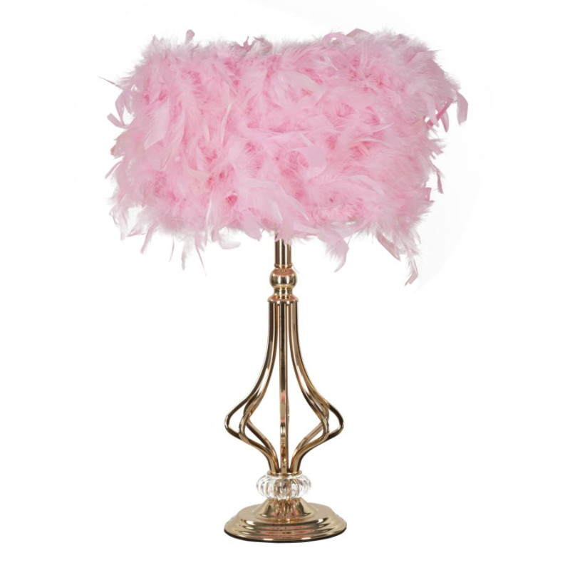 LAMPE DE TABLE TARTY ROSE CM Ø 25X54