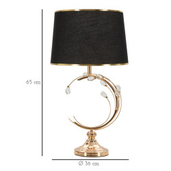 LAMPE DE TABLE BRUXELLES CM Ø 36X65