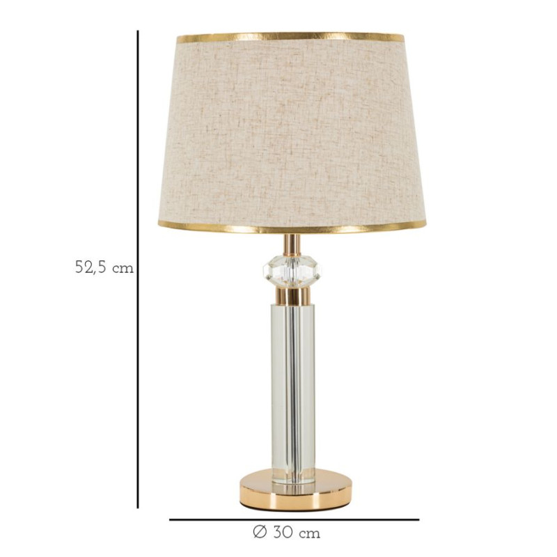 LAMPE DE TABLE PRAGA CM Ø 30X52,5