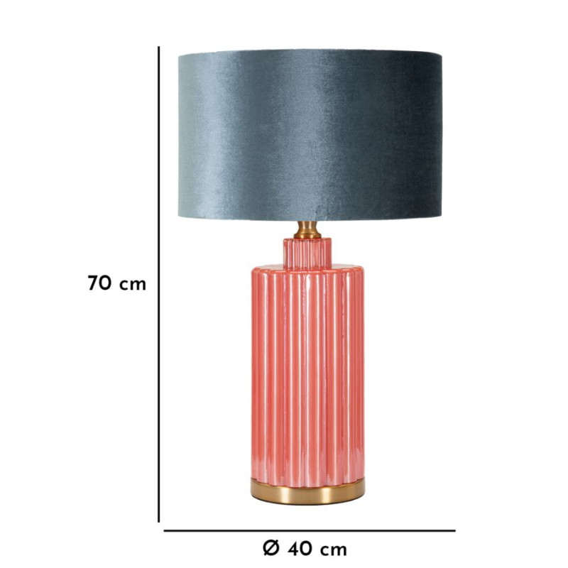 LAMPE DE TABLE HELENE TOWER CM Ø40X70