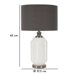 LAMPE DE TABLE BRIGHTY CM Ø 37,5X65