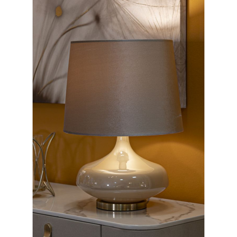 LAMPE DE TABLE PERLY RONDE CM Ø 35X50,5