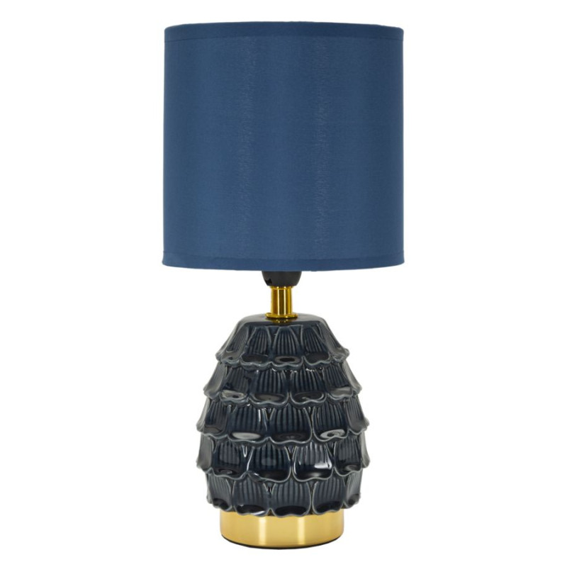 LAMPE DE BUREAU PIGNY BLEU CM Ø 15X30,5