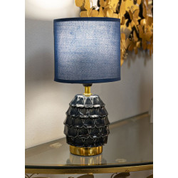LAMPE DE BUREAU PIGNY BLEU CM Ø 15X30,5