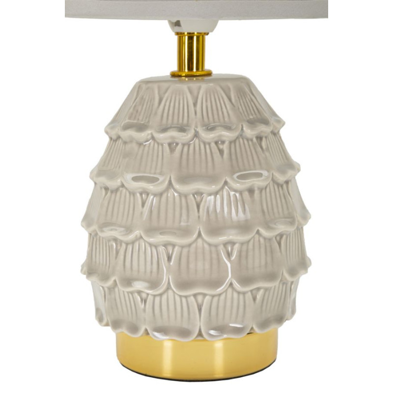 LAMPE DE BUREAU PIGNY GRIS CM Ø 15X30,5