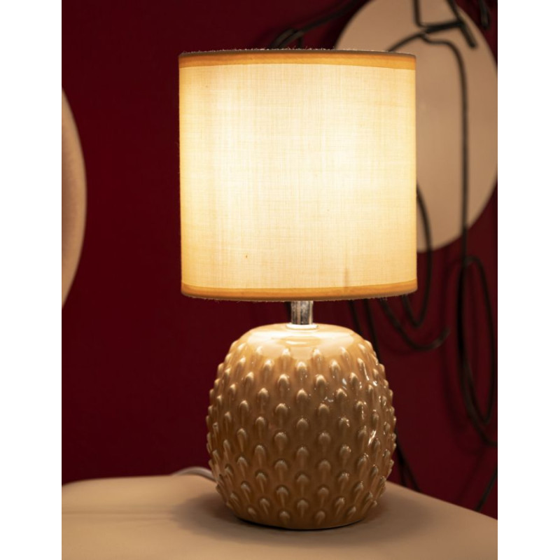 LAMPE DE BUREAU PONTUS PEACH CM Ø 14X27