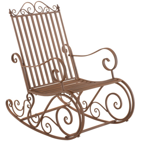 Chaise à bascule Smilla brun