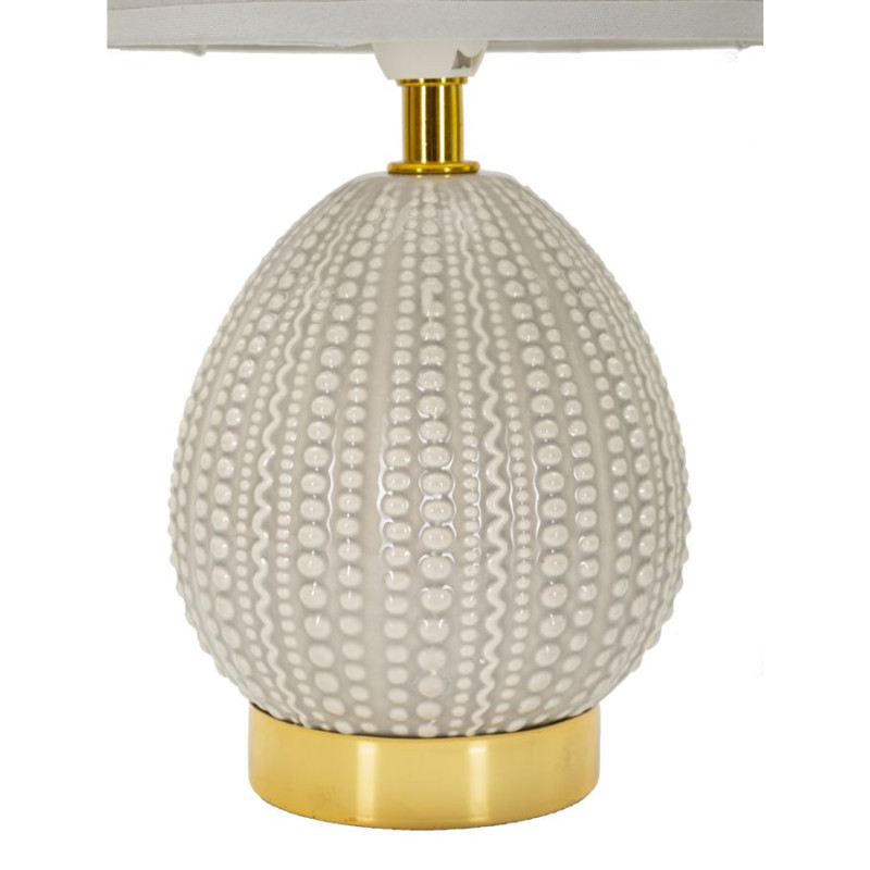 LAMPE DE BUREAU FLAVI GRIS CM Ø 15X30,5