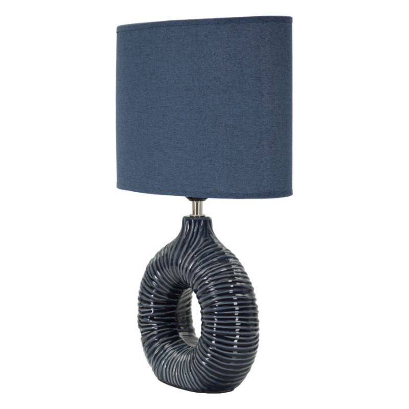 LAMPE DE TABLE SETA BLEU CM 28,5X15X43