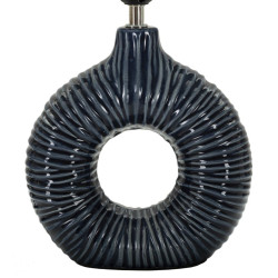 LAMPE DE TABLE SETA BLEU CM 28,5X15X43