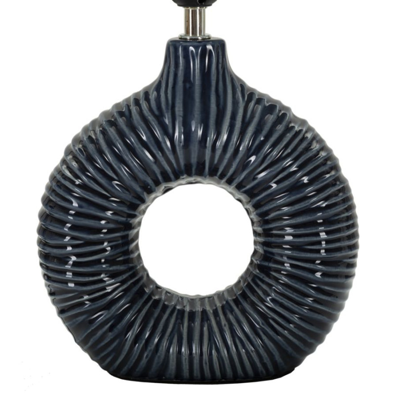 LAMPE DE TABLE SETA BLEU CM 28,5X15X43