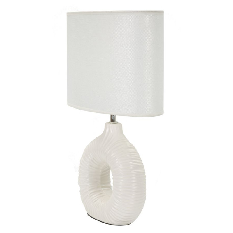 LAMPE DE TABLE SETA BLANC CM 28,5X15X43