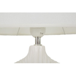 LAMPE DE TABLE SETA BLANC CM 28,5X15X43