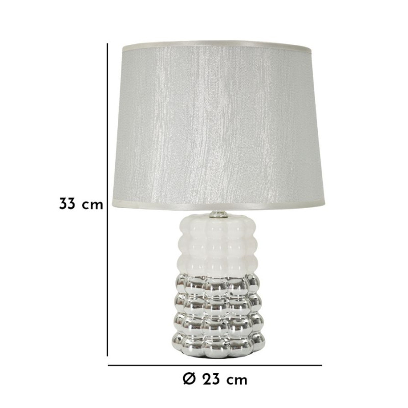 LAMPE DE TABLE DENTELLE CM Ø 23X33