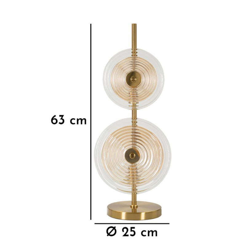 LAMPE DE TABLE VENISE CM Ø 25X63