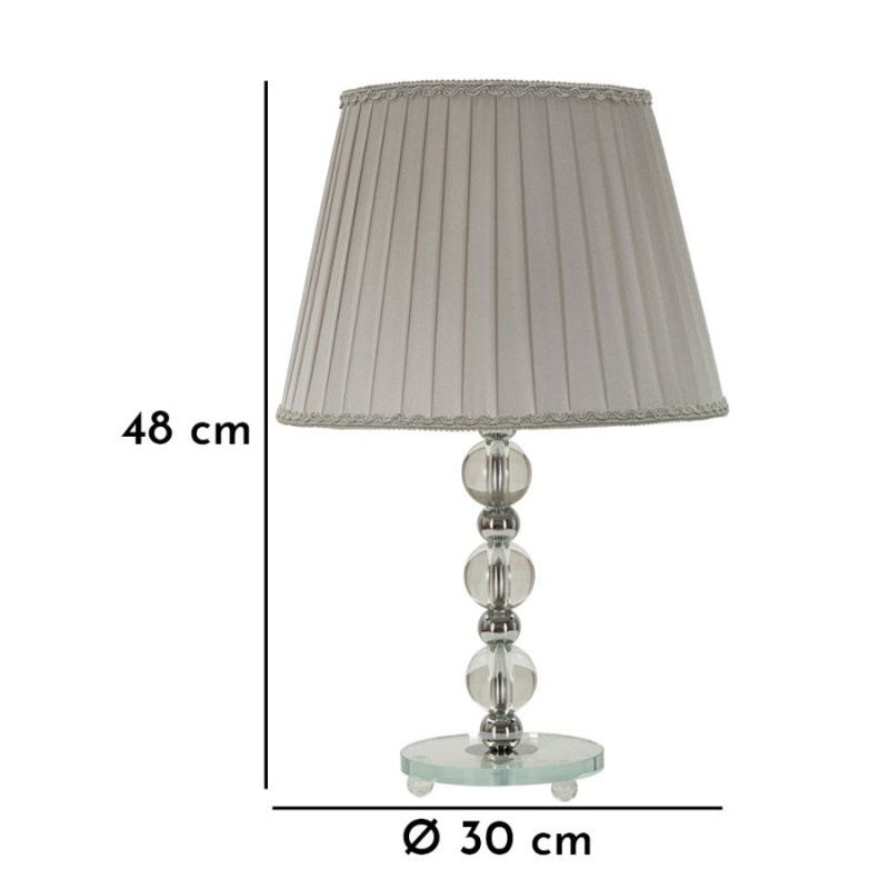 LAMPE DE TABLE TOLLY CM Ø 30x48