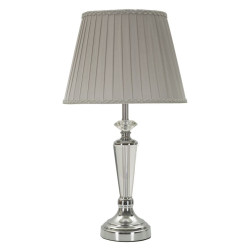 LAMPE DE TABLE ARGENTÉE CM...