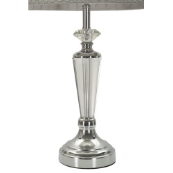 LAMPE DE TABLE ARGENTÉE CM Ø 30X56
