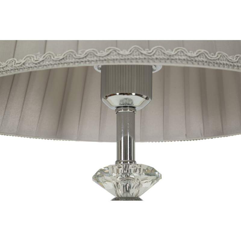 LAMPE DE TABLE ARGENTÉE CM Ø 30X56