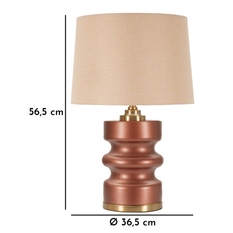 LAMPE DE TABLE ROSENTHAL -B- CM Ø 36,5X56,5