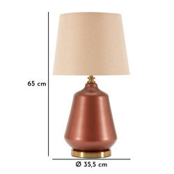 LAMPE DE TABLE ROSENTHAL -C- CM Ø35,5X65
