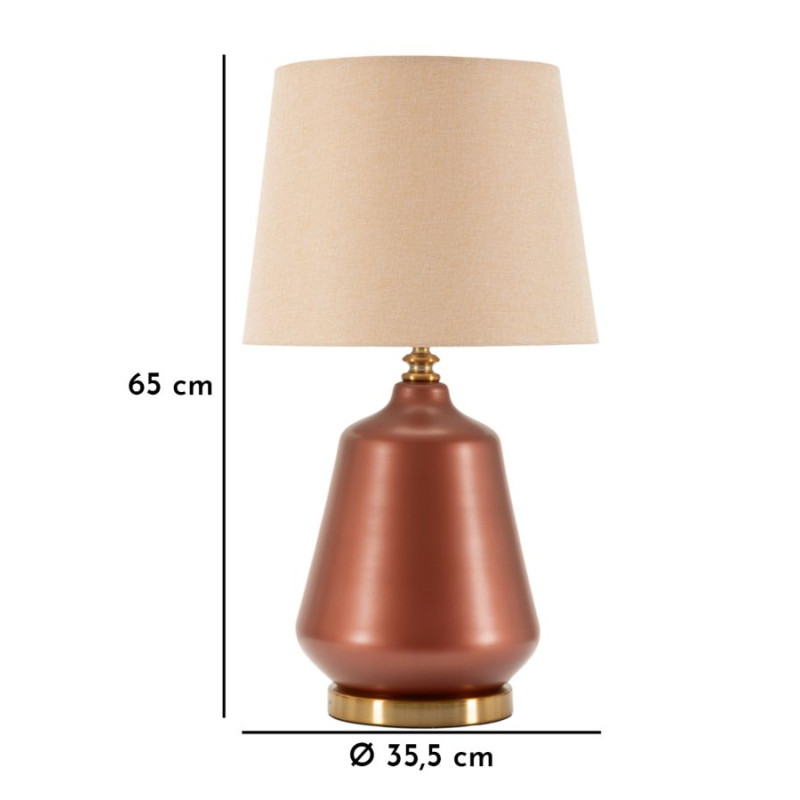 LAMPE DE TABLE ROSENTHAL -C- CM Ø35,5X65