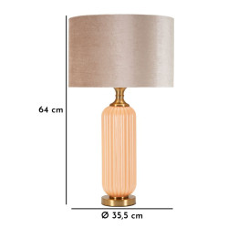 LAMPE DE TABLE PERLY -C- CM ø35x64