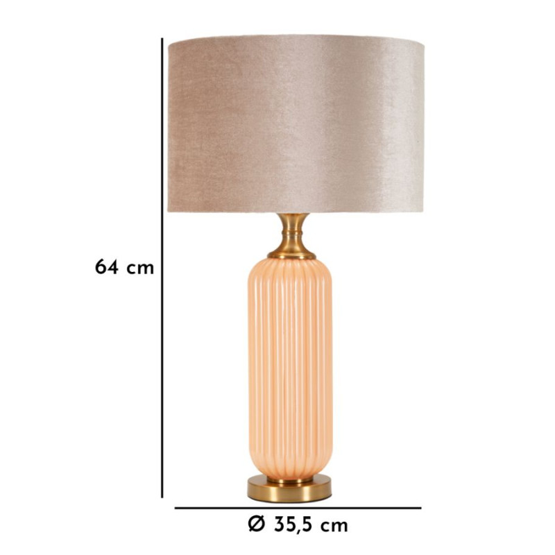 LAMPE DE TABLE PERLY -C- CM ø35x64