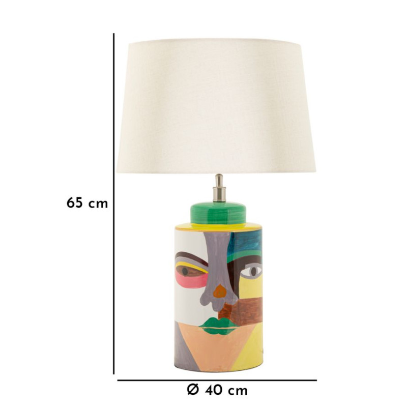 LAMPE DE TABLE PICCASSY COLOR CM Ø 40 X 65