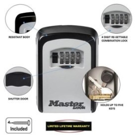 Master Lock Coffre a clés mural a combinaison 5401EURD