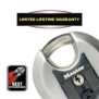 Lot de 2 cadenas a disque MASTERLOCK M40EURT - Robuste - Acier inoxydable - Installation extérieure