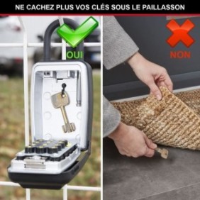 MASTER LOCK Boite a clés sécurisée - Boutons Poussoirs