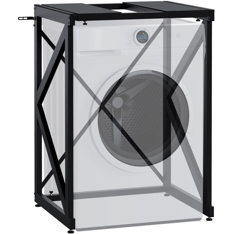 Étagère pour machine à laver Caleb blanc