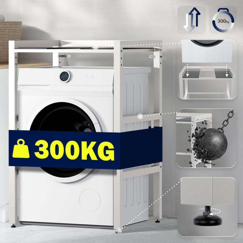 Étagère pour machine à laver Gannet noir