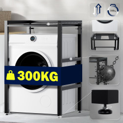 Étagère pour machine à laver Gannet noir