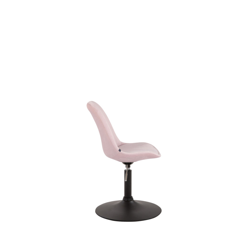 Chaise de salle à manger Maverick en velours noir