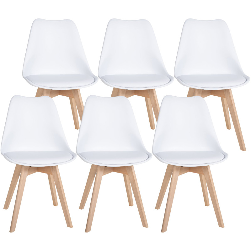 Ensemble de 6 chaises de salle à manger Ramsey