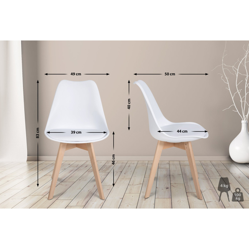 Ensemble de 6 chaises de salle à manger Ramsey