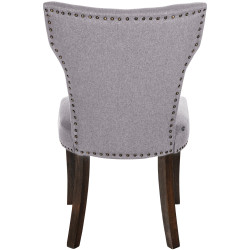 Chaise de salle à manger Zadar en tissu antique foncé