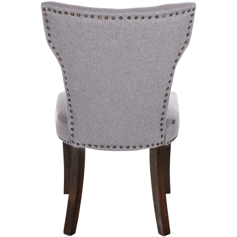 Chaise de salle à manger Zadar en tissu antique foncé