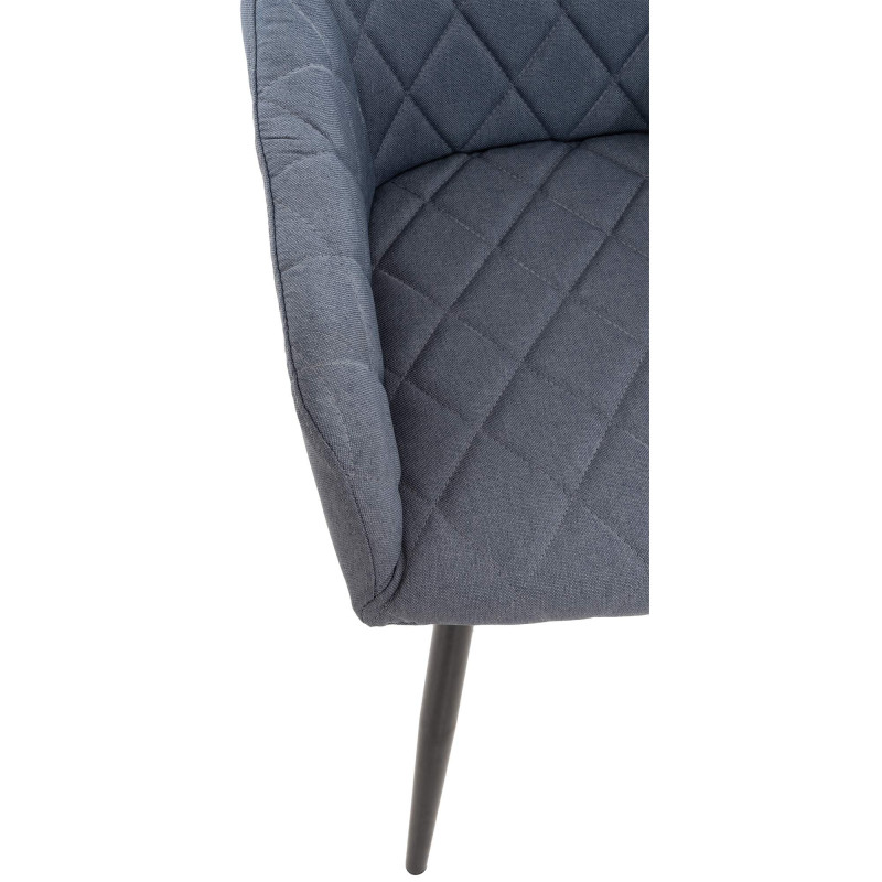 Chaise de salle à manger en tissu Shila