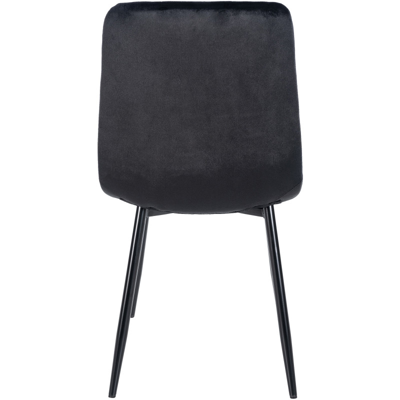 Lot de 2 chaises de salle à manger en velours Tilde
