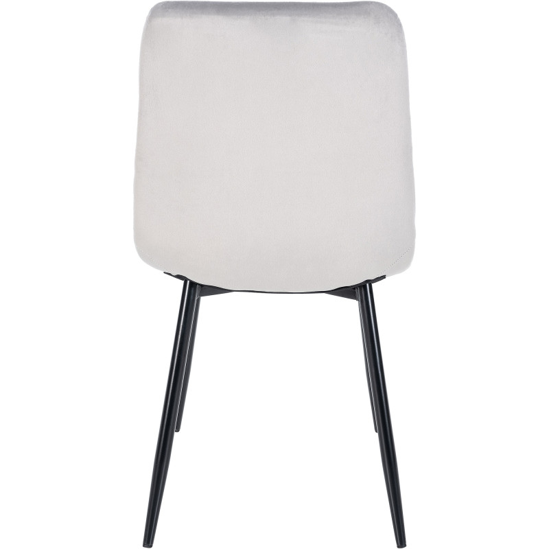Lot de 2 chaises de salle à manger en velours Tilde